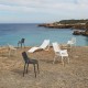 Lot de 4 Tables basses Vondom Ibiza noir Manta