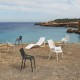 Lot de 4 Tables basses Vondom Ibiza vert Pickle