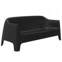 Set di 4 Divani da Giardino Vondom Solid Sofa Nero