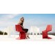 Lot de 4 Chaises Vondom Voxel Futuristes Rouge