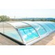 Pool shelter in Aluminum and Polycarbonate 390 x 642 x 75