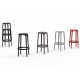 Lot de 4 tabourets hauts Brooklyn Vondom hauteur d'assise 66 blanc