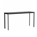 Mesa alta Marco Aluminio Vondom 200x60x105 negro