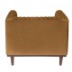 Fauteuil en Velours Caramel Mante KosyForm