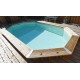 Pool Wood Ubbink Azura 400x750 H130 Liner Beige