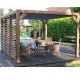 Lâminas orientables bioclimáticas pergola 11 m2 e lateral view breaker 3 m