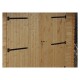 Massief houten garage Habrita 21m2 met planken 28mm