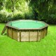 Piscine Bois Ubbink Océa 430 H120cm Liner bleu