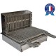 Barbecue Tonio avec Tourne Broche Encastrable Inox