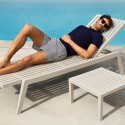 Set van 4 Ligstoelen Spritz Vondom zonnebaden