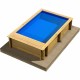 Pool'N Wooden Box Pool 620x250xH133 BWT myPool