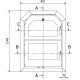 Ferlux Holzofen mit Forno 60 Einbauofen16kW mit Glas