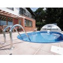 Piscina Oval Ibiza Azuro 800x416 H120 com Filtro de Areia