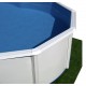 Piscina fuori terra TOI Ibiza Oval 730x366x132 con kit completo bianco