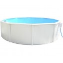 Piscina acima do solo TOI Canarias redonda 350xH120 com kit branco completo