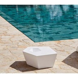 Tavolo lounge Basse Faz Vondom Bianco