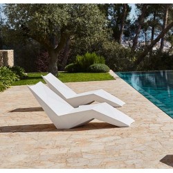 Conjunto de 2 Espreguiçadeiras: Vondom Faz Branco