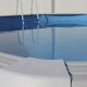 Piscina fuori terra TOI Pietra grigia rotonda 350xH120 con kit completo