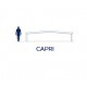 Midhoge zwembadoverdekking Telescopische schuilplaats Capri 6.44x4m zonder rail