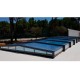 Abri de Piscine Bas Abrisol télescopique Capri 6.44x4m sans rail