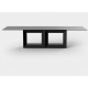 Table de repas Vela XL Vondom 300x120xH72 Full Grey