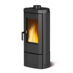 Bronpi Dover 9kW ronde houtkachel met brandstapel