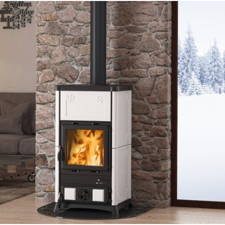 Wood stove Nordica Extraflame Fedora 8.3kW White Infinty