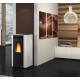 Stufa ventilata a pellet La Nordica Extraflame Ketty Evo 2.0 7kW Bordeaux