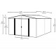 Metal Garden Shed Habrita 313x370xh198 imitation wood