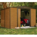 Metal Garden Shed Habrita 313x242xh198 imitation wood