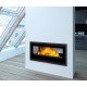 Inserto de madera Bronpi Cairo 90-D Double Face Vision 14kW con entrada de aire