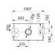 Holzeinsatz Bronpi Cairo 90-D Double Face Vision 14kW mit Lufteinlass