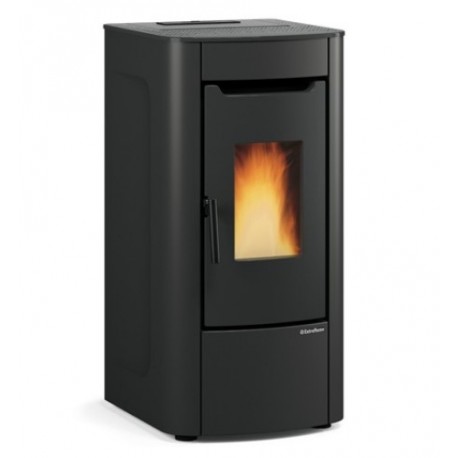 Geventileerde pelletkachel La Nordica Extraflame Sabry Prestige Line 7kW Zwart