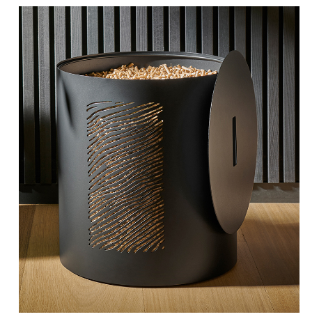 Almacenamiento de pellets Dune Black Frosted Nineteen Design