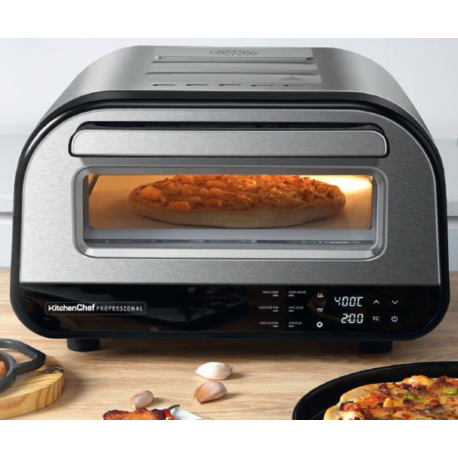 Keuken Chef Professional 1700 roestvrij staal elektrische pizza-oven