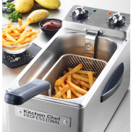 Friteuse semi professionnelle Inox Kitchen Chef Professional 4L