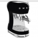 Smeg Espresso Coffee Machine 50's Black Chrome