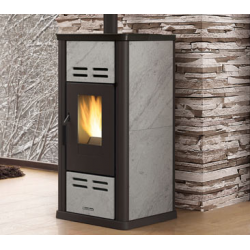 Extraflame Serafina Petra Evo Fogão a pellets ventilado 8kW Pedra Natural