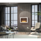 Infire Murall 800 Bioethanol Fireplace with Glass 3 kW White