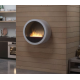 Infire Incyrcle Bioethanol Fireplace with Glass 2 kW White