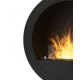 Chimenea de bioetanol Incyrcle Infire con vidrio 2 kW Negro