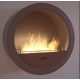 Chimenea de bioetanol Incyrcle Infire con vidrio 2 kW Negro