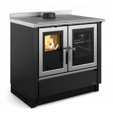 Wood burning stove La Nordica Venezia Black 8kW