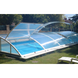 Low Pool Enclosure Lanzarote Removable Enclosure 10.8x4.7m