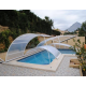 Low Pool Enclosure Lanzarote Removable Enclosure 10.8x4.7m