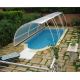 Copertura bassa per piscina Lanzarote Copertura rimovibile 12x5,7m