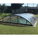 Low Pool Enclosure Lanzarote Removable Enclosure 13x5.7m