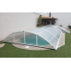 Copertura bassa per piscina Lanzarote Recinzione rimovibile 10,8x6,7m