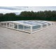 Capri 8.55x5m Trackless Telescopic Pool Enclosure