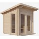 Cube Panorama Outdoor Sauna 2 to 6 People VerySpas